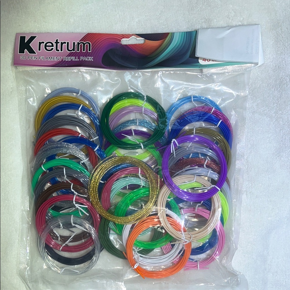 3D Pen Filament Refill Pack - Multicolor